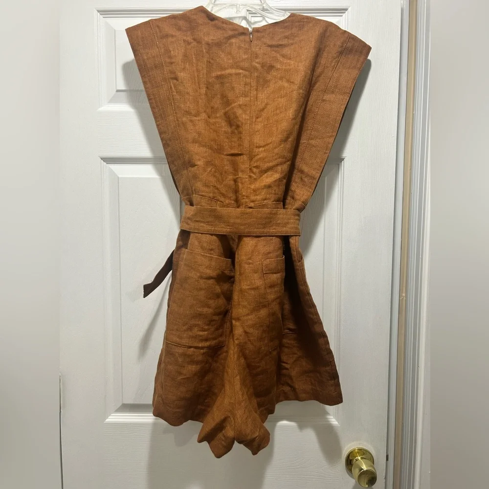 NWT Banana Republic Size 12 Maxine Linen Romper Rtv$160